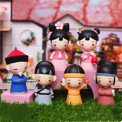 Amaz?Box - Royal Court Collectibles Blind Box, Collect up to 11 of different Chinese Themed Figures
