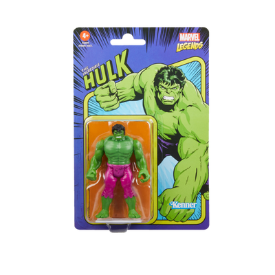 Marvel Legends Series Retro 375 Collection Hulk 3.75-Inch Action Figures