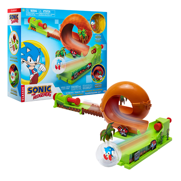 Sonic The Hedgehog - Sonic Pinball Set With Exclusive Sonic Sphere 
