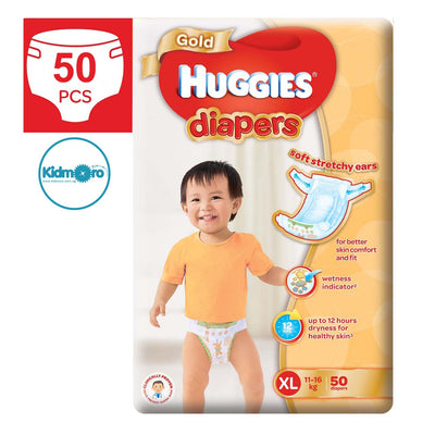 Huggies Gold Tape Diapers (Size XL)