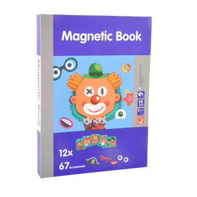 Magnetic Playbook Puzzle, Face Spell Theme