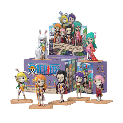 Mighty Jaxx Freeny's Hidden Dissectible: ONE PIECE (LADIES EDITION), 1Tray (6 Figures), Blind Box