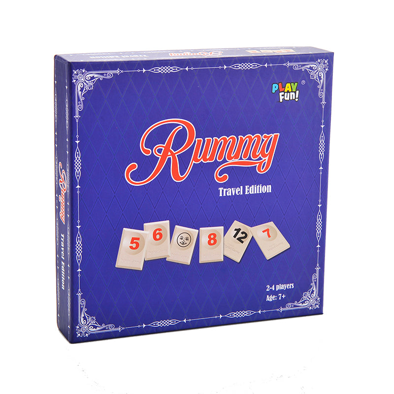 Rummy Mini Travel Edition, 2-4 Players, Traditional Digital Board Game ...