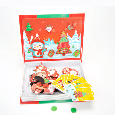 Magnetic Playbook Christmas 68pcs Spell Theme