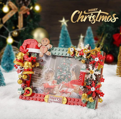 Kidmoro DIY Christmas Creative Photo Frame Building Blocks Sets Gift Ideas