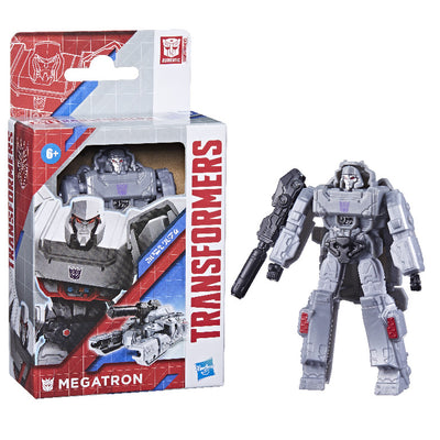 Transformers Authentics Bravo Megatron 4.5-Inch Robot Action Figure, Interactive Toys for Boys and Girls Ages 6 and Up