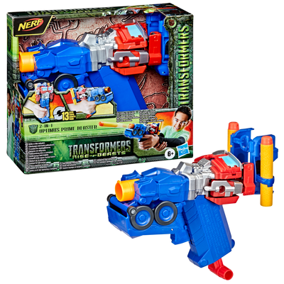 Transformers Toys Transformers: Rise of the Beasts Movie 2-in-1 Optimus Prime Blaster