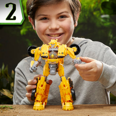 Transformers: Rise of the Beasts Movie, Beast-Mode Bumblebee Converting Toy With Lights and Sounds