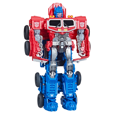Transformers Toys Rise of the Beasts Movie, Smash Changer Optimus Prime Converting Action Figure