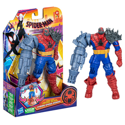 Marvel Spider-Man: Across the Spider-Verse Cyborg Spider-Woman Toy, 6-Inch-Scale