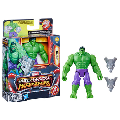 Marvel Mech Strike Mechasaurs Hulk Action Figure, 4.5-Inch