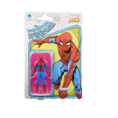 Marvel Legends Series Retro 375 Collection Spider-Man 3.75-Inch Collectible Action Figure