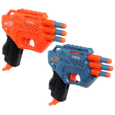 Nerf Elite 2.0 Trio Combo Pack, 2 Trio Nerf Blasters