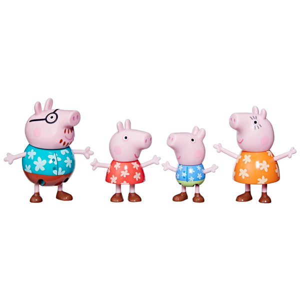 Peppa Pig Peppa's Club Peppa's Family Wintertime Figure 4-Pack Toy ...