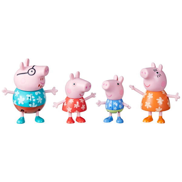 Peppa Pig Peppa's Club Peppa's Family Wintertime Figure 4-Pack Toy ...