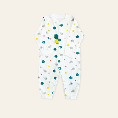 Vigo 100% Cotton Bubble Boy Sleepsuit for Babies (3Pack)