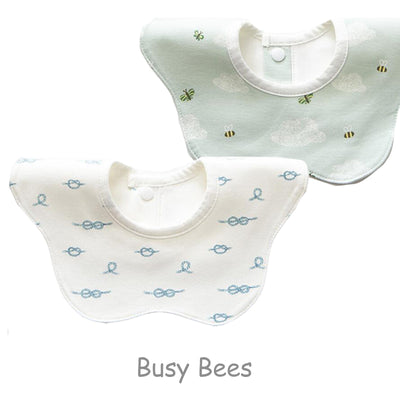 Vigo Cotton Bib For Babies Busy Bees Design