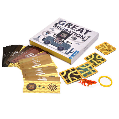 Animals Great Migration, Learning and Educational Board Game, Fun Games that Stretch and Sharpen Children’s Minds, Ages 3+
