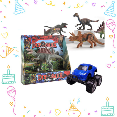 Wylde Goodie Bag for Boys Aged up to 6 Years, Dinosaur Century, and Monster Diecast