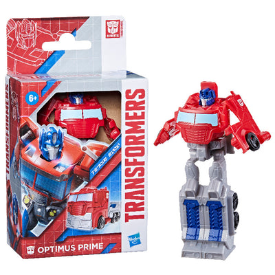 Transformers Authentics Bravo Optimus Prime 4.5-Inch Robot Action Figure, Interactive Toys for Boys and Girls Ages 6 and Up