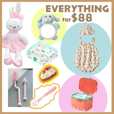 Kidmoro Girl's 8.8 Bundle Set (8 items for $88)