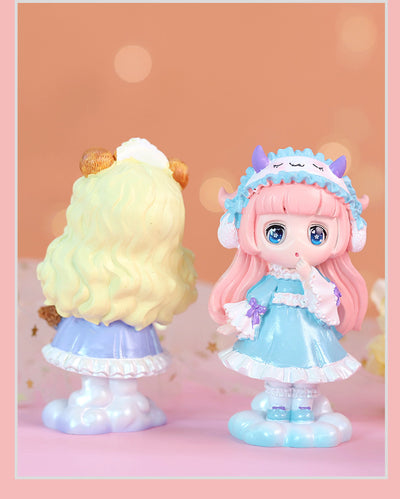 Amaz Box Spotlight Girl Collectibles, Collect up to 7 of different Cute Girl Themed Figures