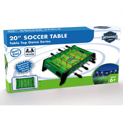 United Sports 20-inch Wooden Soccer Table Game for Age 6 Years Plus