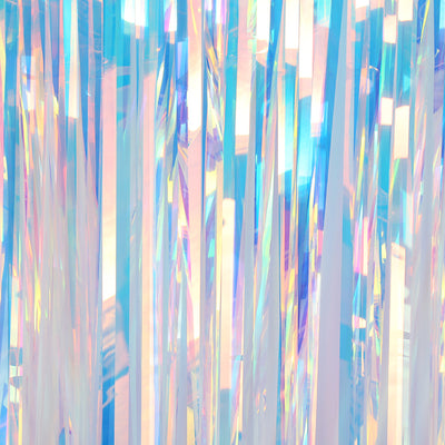 Foil Fringe Curtains Backdrop