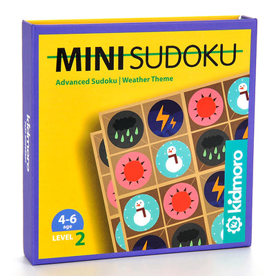 Mini Advance Sudoku Weather Theme, Level 2, Ages 4-6