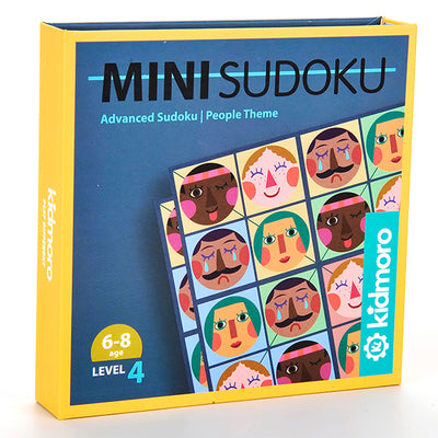 Mini Advance Sudoku People Theme, Level 4, Ages 6-8