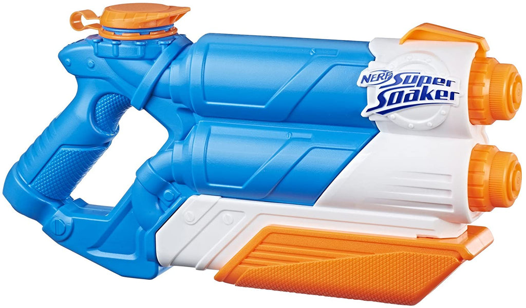 Nerf Super Soaker Twin Tide Water Blaster, 2 Barrel Water Blasting