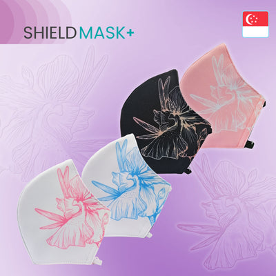ShieldMask+ Adult Size Orchid Series - Purple Colour
