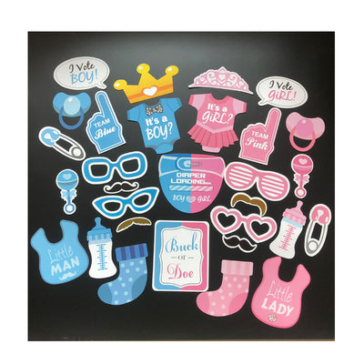 Gender Reveal Photo Booth Props