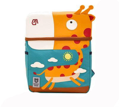 BEDDYBEAR Authentic Giraffe Design Kids School Bag