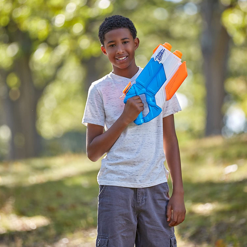 Nerf Super Soaker Twin Tide Water Blaster, 2 Barrel Water Blasting