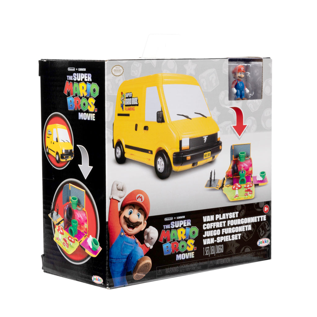 The Super Mario Bros. Movie Van Playset