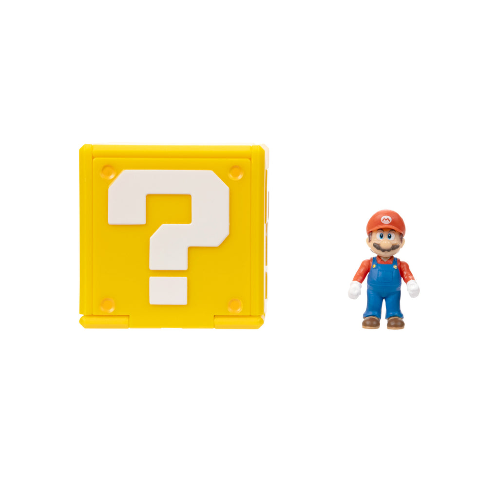 The Super Mario Bros. Movie Mini Figure Question Block – Mario