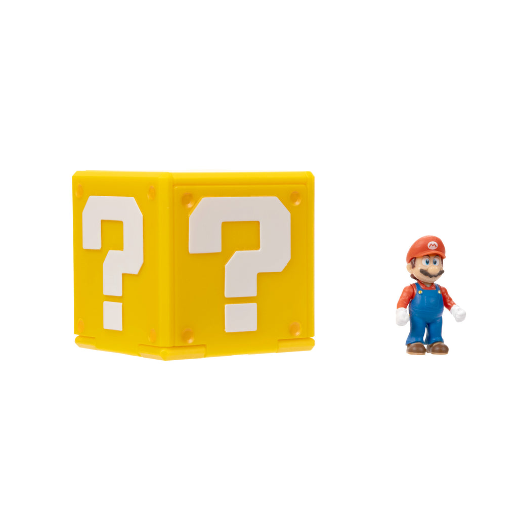 The Super Mario Bros. Movie Mini Figure Question Block – Mario