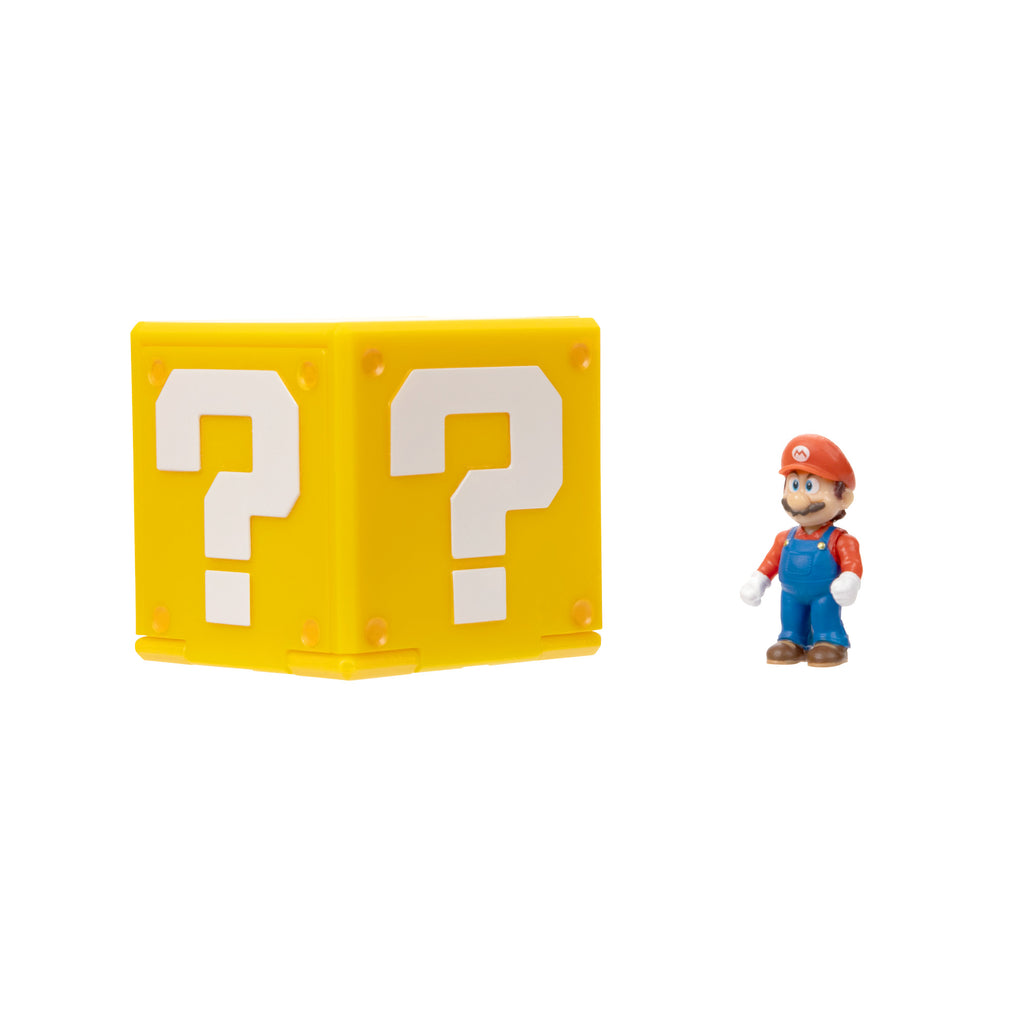 The Super Mario Bros. Movie Mini Figure Question Block – Mario