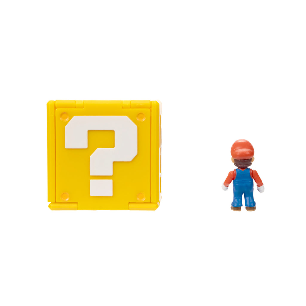 The Super Mario Bros. Movie Mini Figure Question Block – Mario