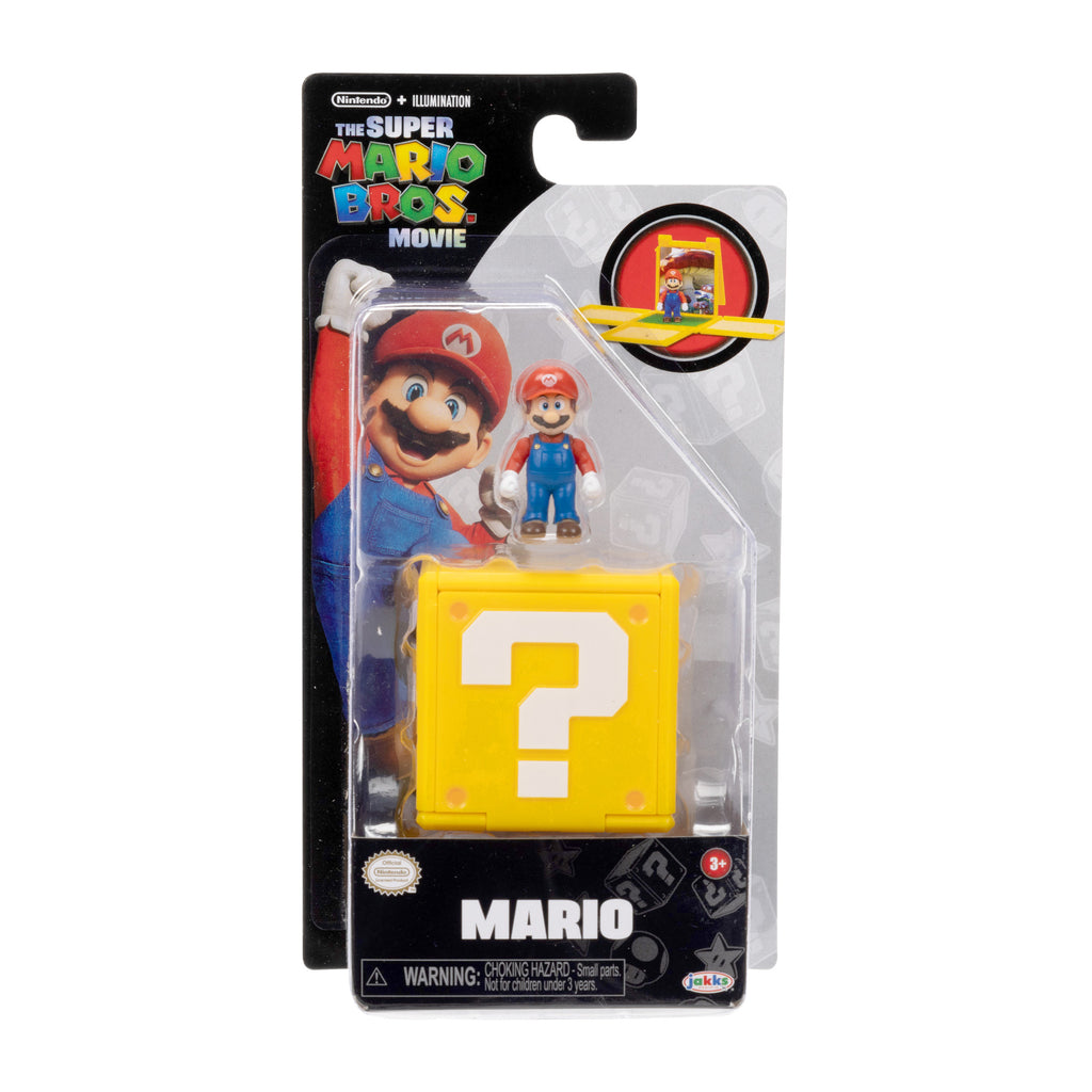 The Super Mario Bros. Movie Mini Figure Question Block – Mario