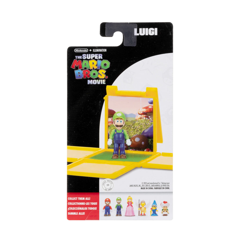 The Super Mario Bros. Movie Mini Figure Question Block – Luigi