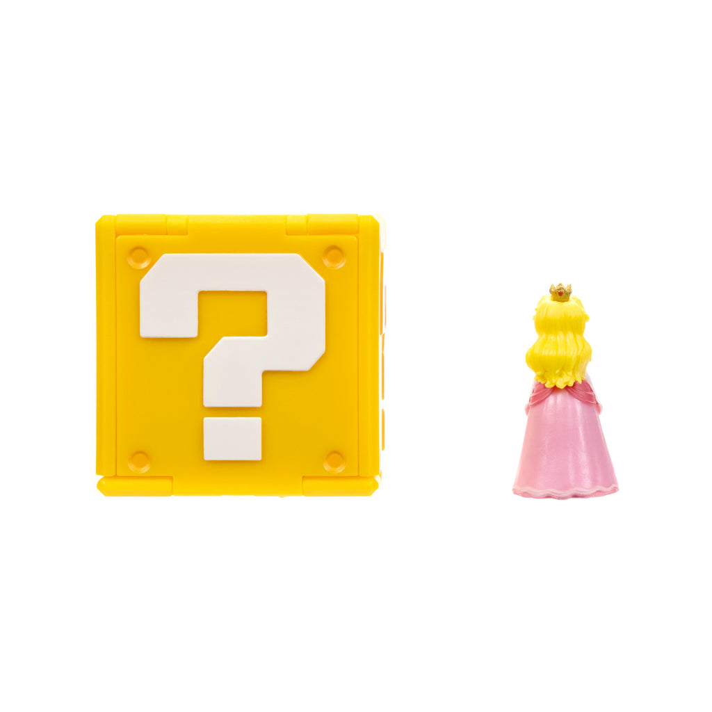 The Super Mario Bros. Movie Mini Figure Question Block – Peach