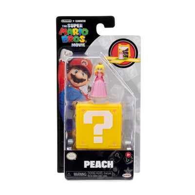 The Super Mario Bros. Movie Mini Figure Question Block – Peach