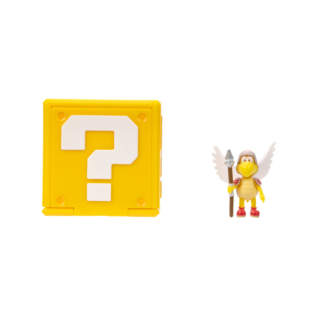 The Super Mario Bros. Movie Figure Question Block – Koopa Paratroopa