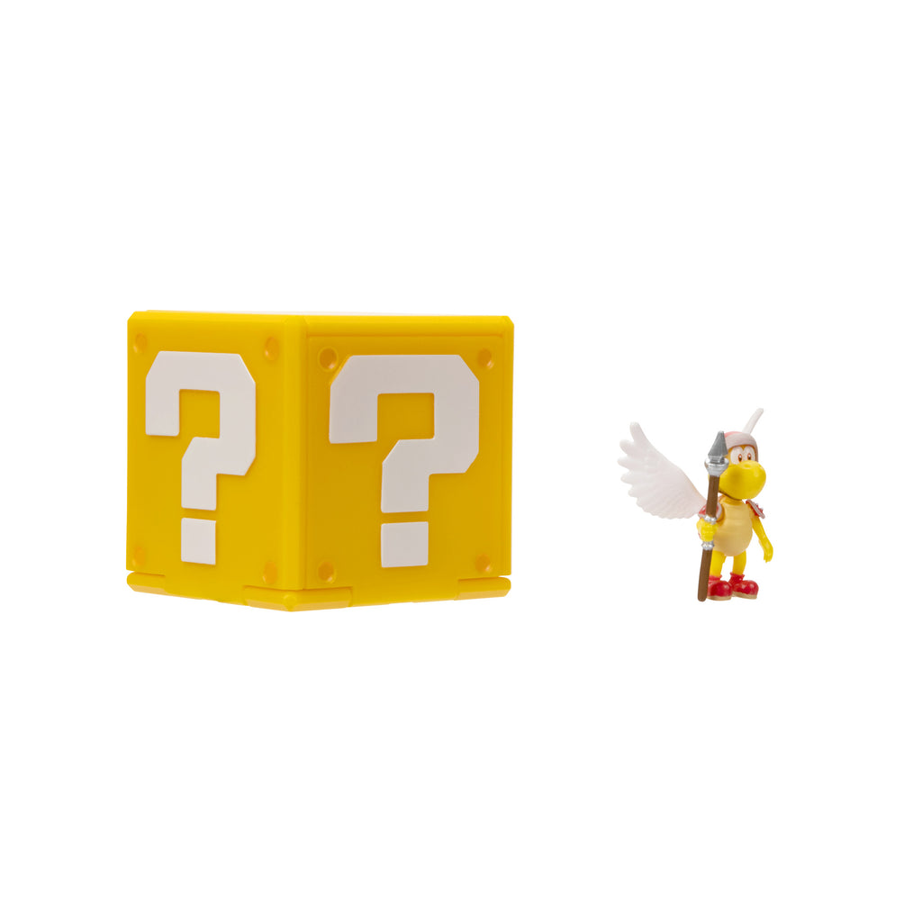 The Super Mario Bros. Movie Figure Question Block – Koopa Paratroopa