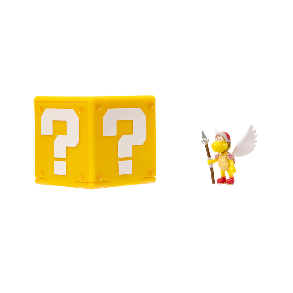 The Super Mario Bros. Movie Figure Question Block – Koopa Paratroopa