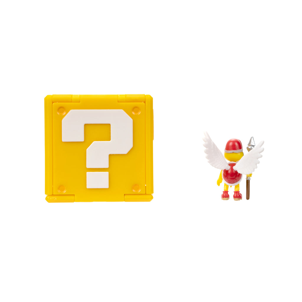 The Super Mario Bros. Movie Figure Question Block – Koopa Paratroopa