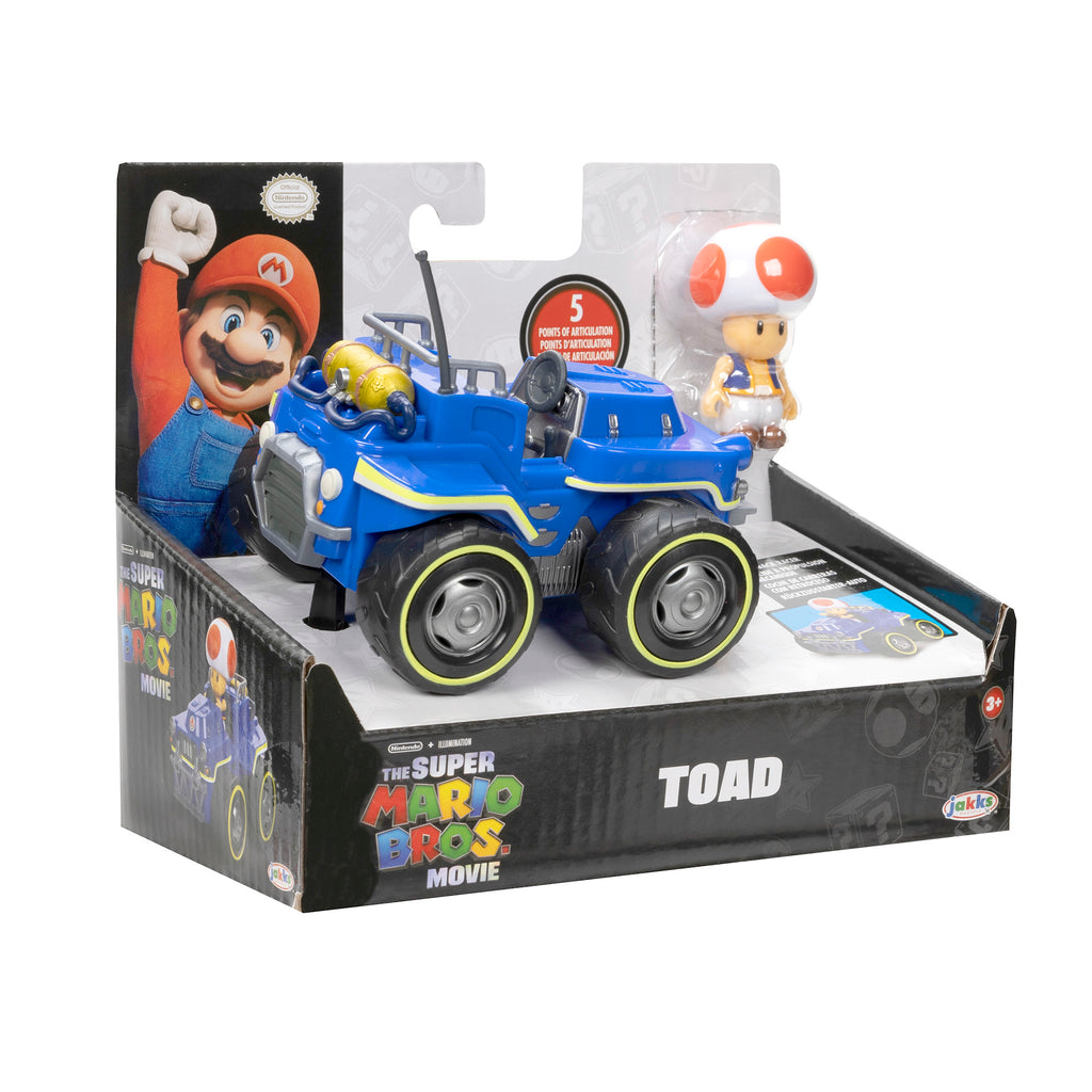 The Super Mario Bros. Movie Pull Back Racer – Toad