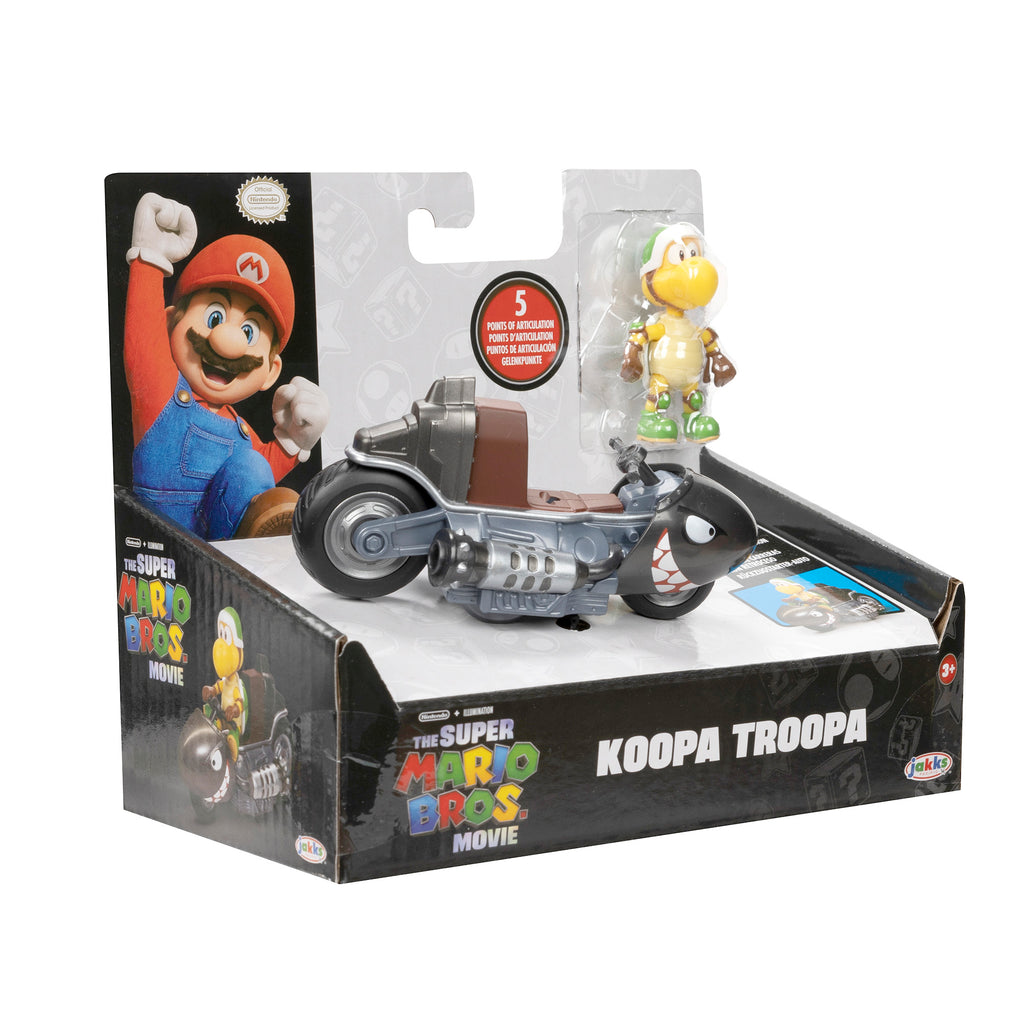 The Super Mario Bros. Movie Pull Back Racer – Koopa Troopa